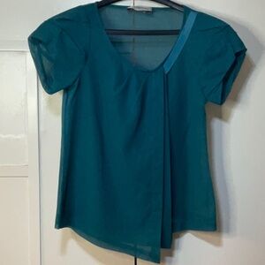 SPORTMAX Teal Women's Top